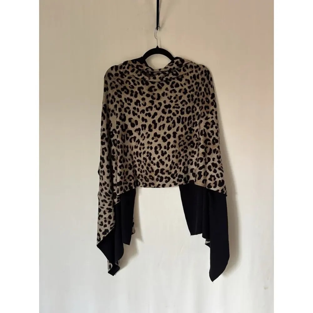 Chico's Reversible Travel Wrap Animal Print New Womens Shawl OS